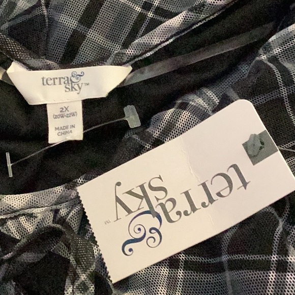 🖤NWT “ Terra & Sky “Size 2 XLarge FunTo Wear New Top / Tag Wardrobe Must Have🖤 - Picture 8 of 8